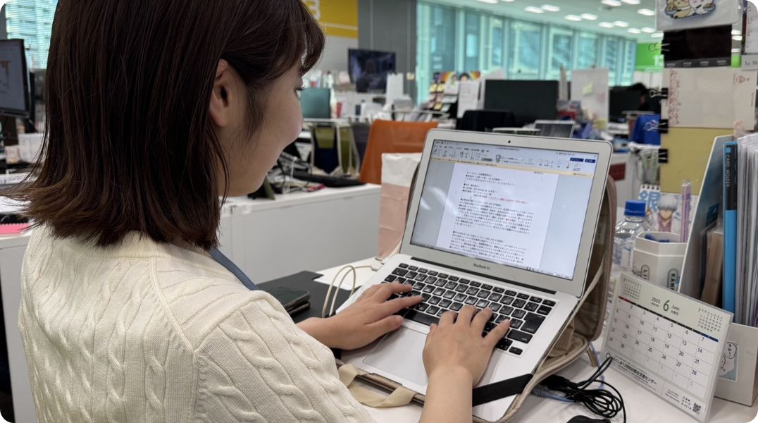 メディア系事務職(テレビ局内の事務職等)
